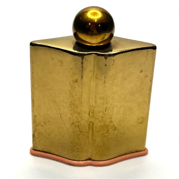 Vintage Coty L’Origan Perfume Bottle Gold Tone Art Deco Vanity Decor - Picture 1 of 8
